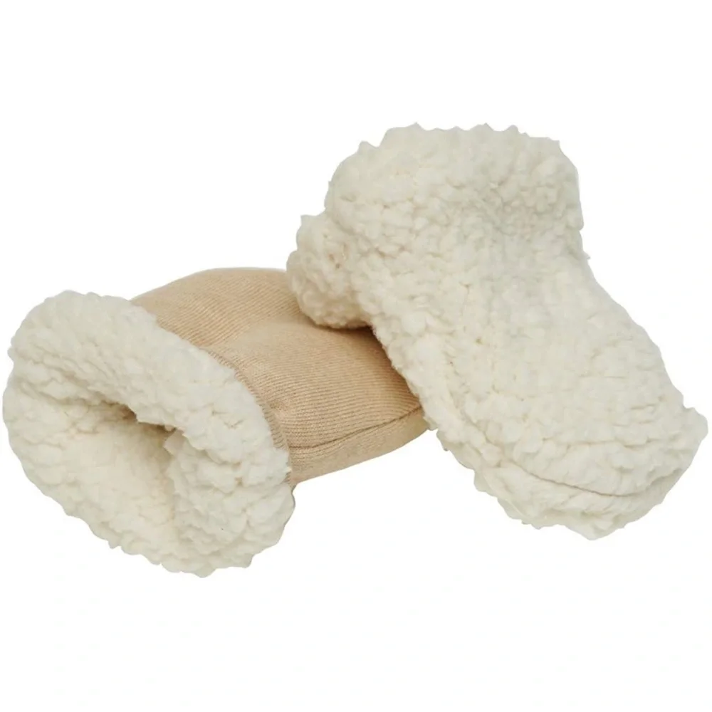 Paladoo Baby Mittens and Hat Sherpa Lined Fleece for Winter 0-6 mo NWT Organic